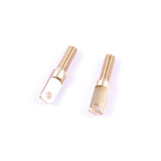 Brass M3 7.5mm Horn (2) (HORN-75MM-BR)