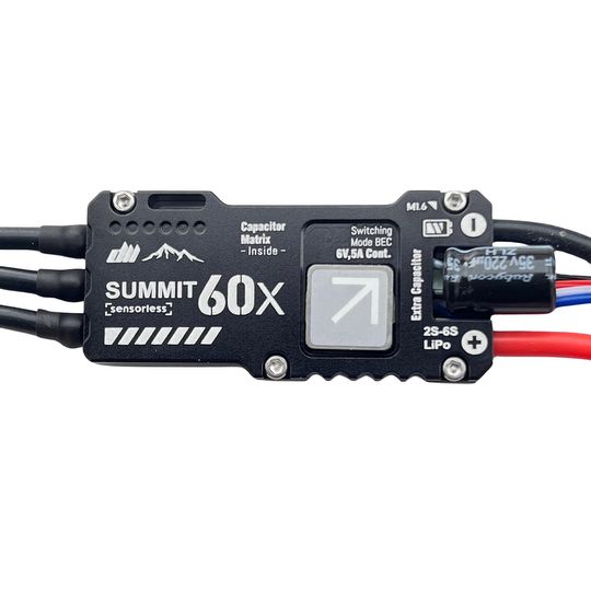 Dualsky SUMMIT 60XU6 - 60A 6V BEC ESC (SUMMIT-60XU6)