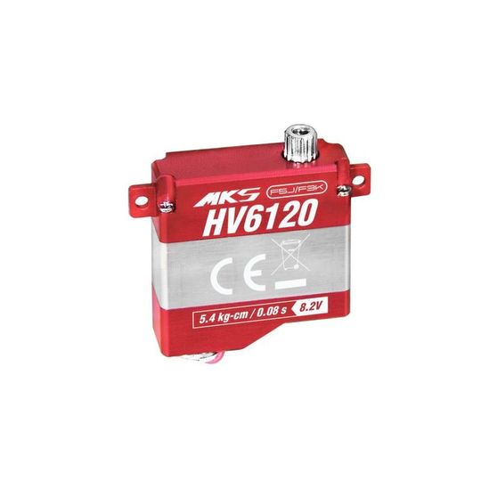 MKS HV6120 Wing Servo - 5.4Kg.cm 0.08s 11.0g 8mm (MKS-HV6120)