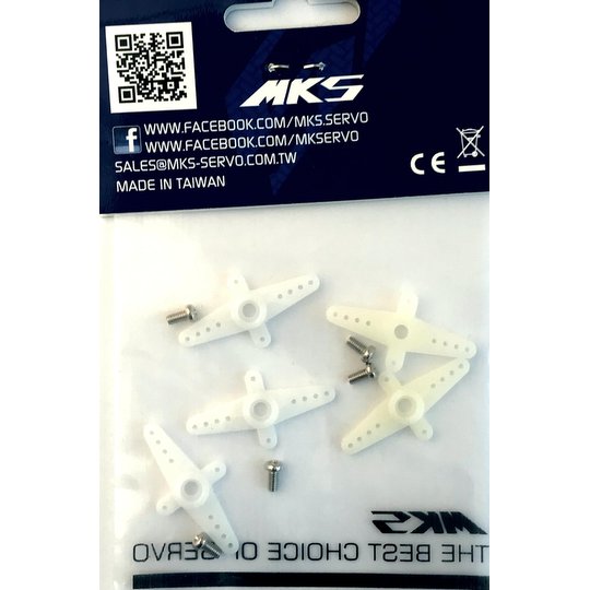 MKS Plastic Servo Output Arms (DS61XX-STD-HORN)